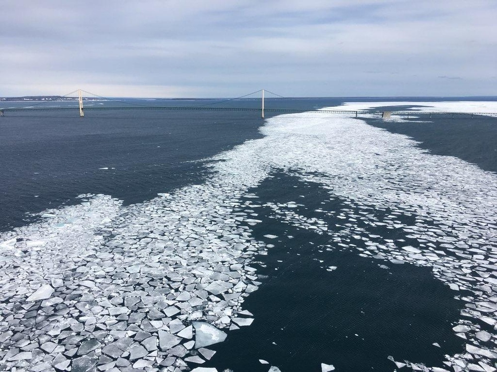 Coast Guard Straits of Mackinac overflight