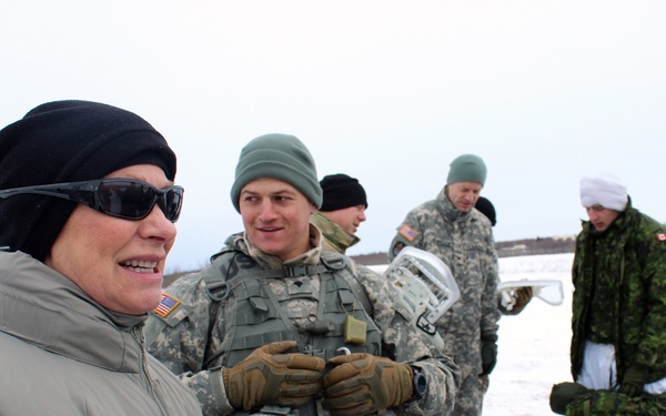 Maas caps Army career while visiting Wyo. troops in Alaska