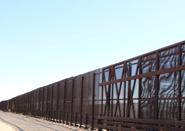 Existing barrier near Santa Teresa