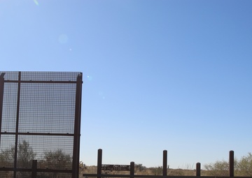 Existing barrier near Santa Teresa