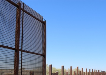 Existing barrier near Santa Teresa