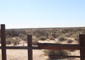 Existing barrier near Santa Teresa