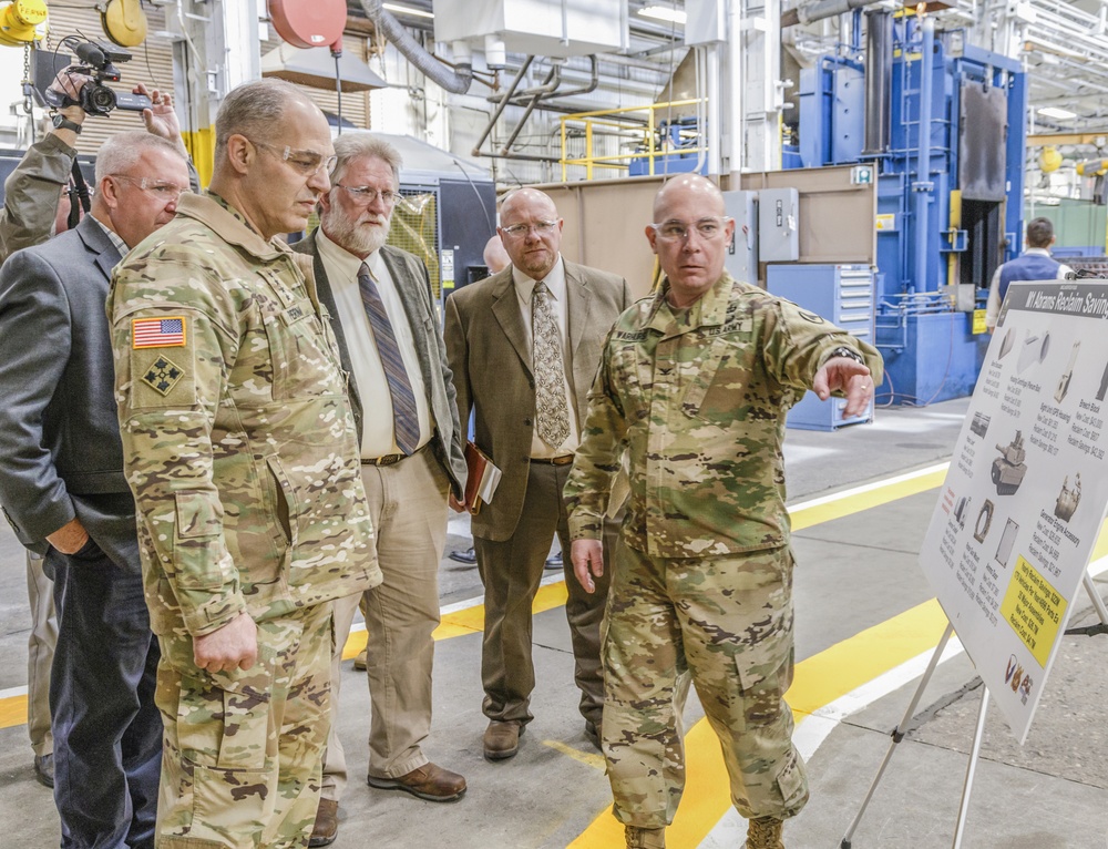 Gen. Perna tours ANAD, talks readiness
