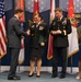 Secretary of the Army Dr. Mark T. Esper presents award to 2018 Army Sexual Assault Response Coordinator of the Year