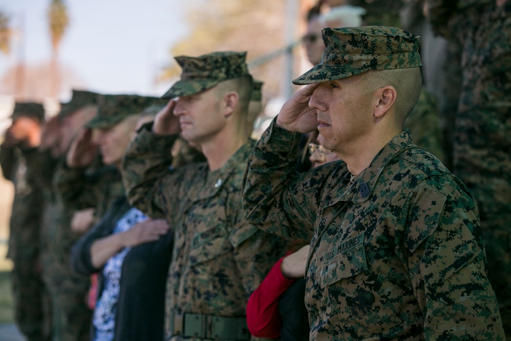 7th Marine Regiment welcomes new sergeant major