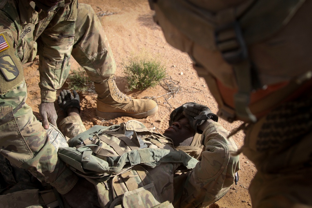 Artillery unit hones in on their target