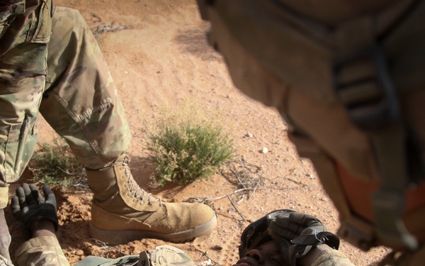 Artillery unit hones in on their target
