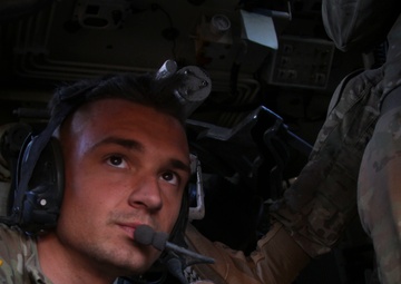 Artillery unit hones in on their target