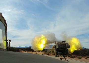 Artillery unit hones in on their target