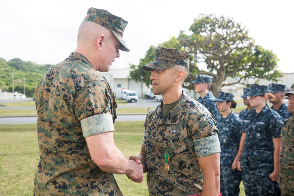 3rd Dental Battalion clinches 3rd Marine Logistics Group's Sailor of the Year