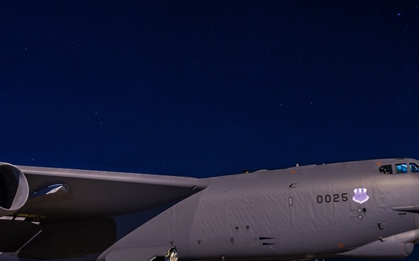 B-52 under Australian stars