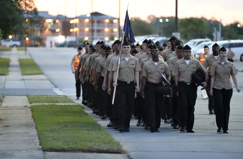 IWTC Corry Station Students March