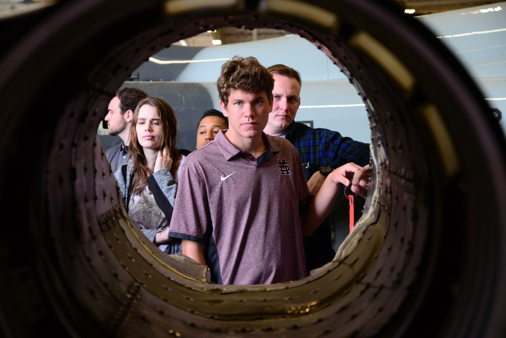 MSU students tour Columbus AFB propulsion lab