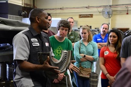 MSU students tour Columbus AFB propulsion lab