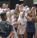 U.S. Pacific Fleet Band plays at a nursing school in Bengkulu, Indonesia.