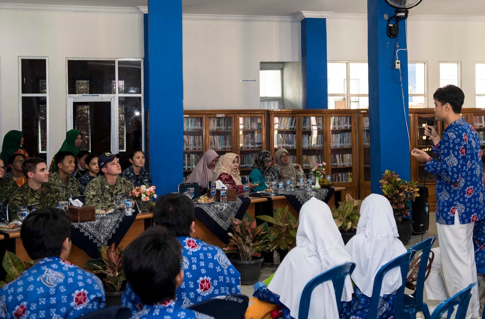 USNS Mercy service members talk about the importance of reading during PP18