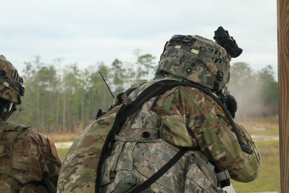 Logistics Soldiers’ tactical skills put to action in base-defense live fire exercise