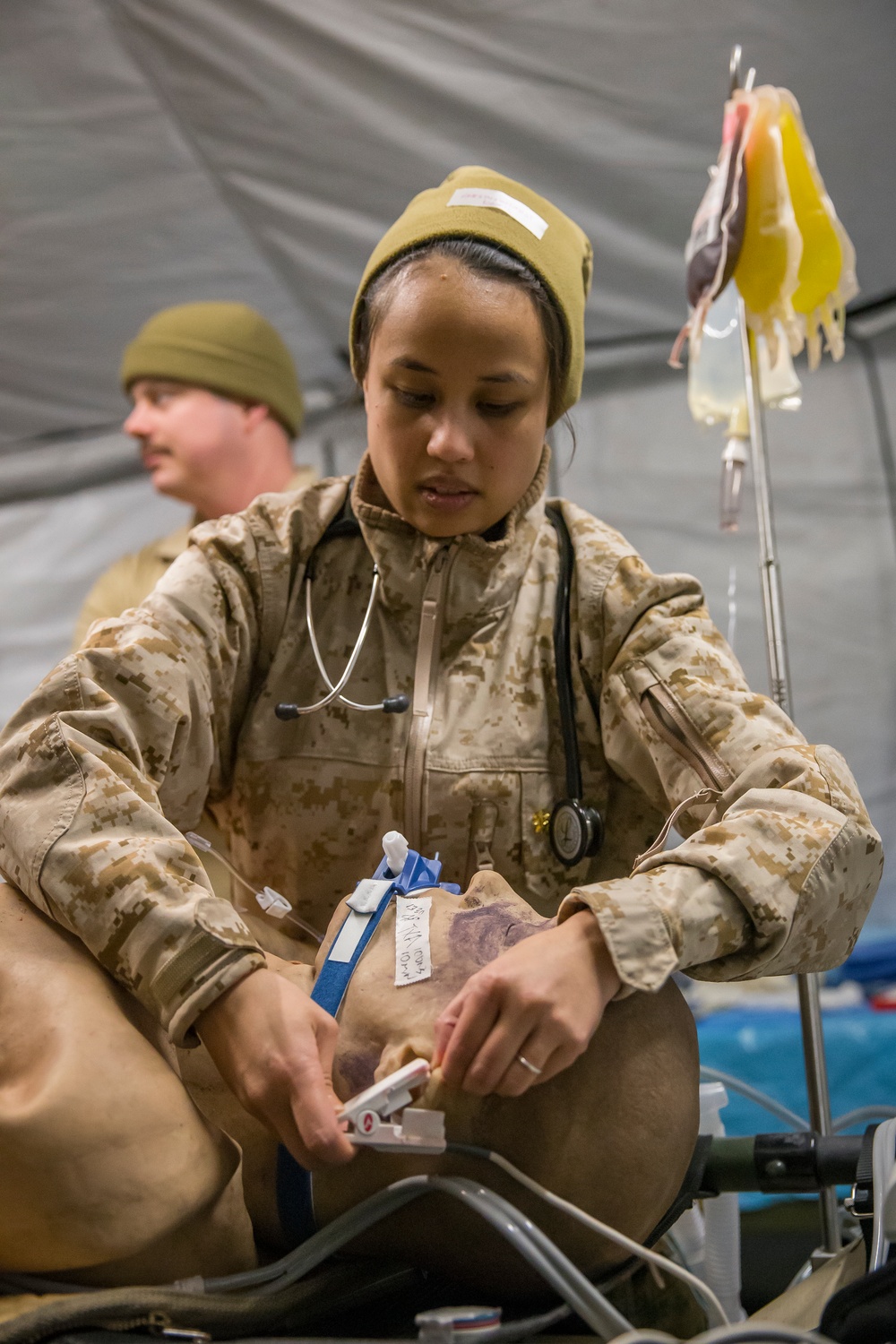 2nd Medical Battalion conducts field exercise