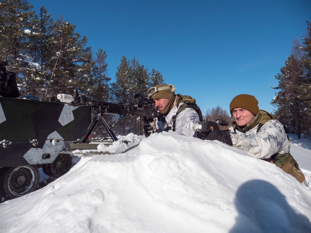 Marines participate in Exercise Winter Sun 18
