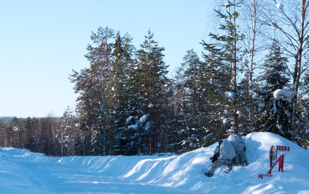 Marines participate in Exercise Winter Sun 18