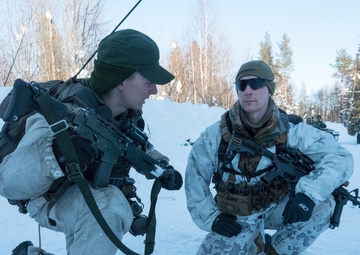 Marines participate in Exercise Winter Sun 18