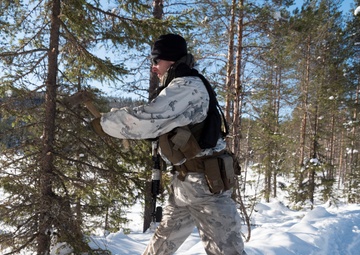 Marines participate in Exercise Winter Sun 18
