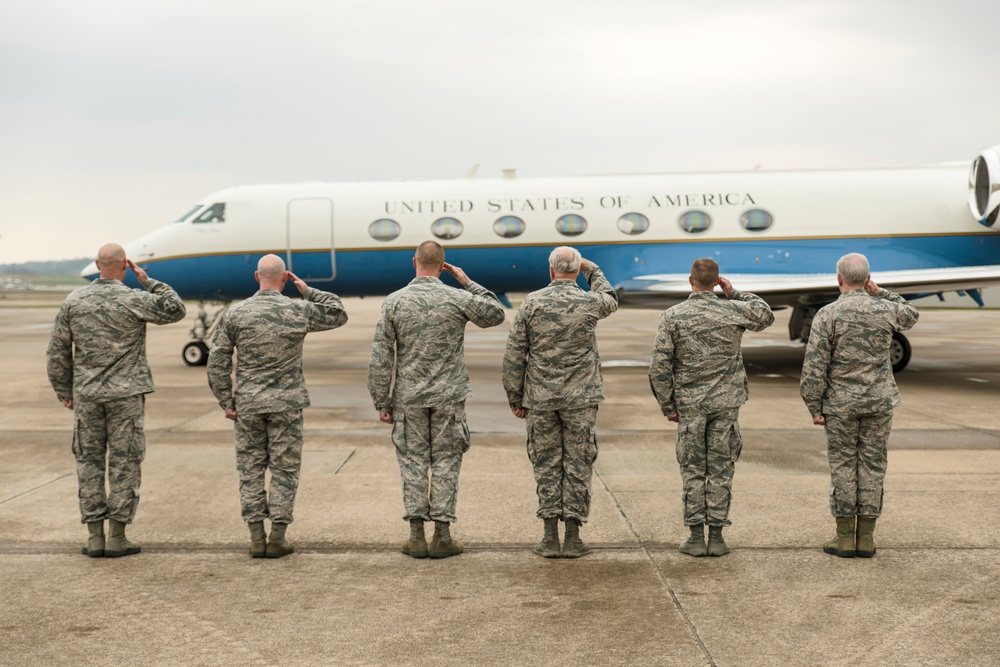 Secretary of the Air Force views 188th Wing’s Abilities firsthand