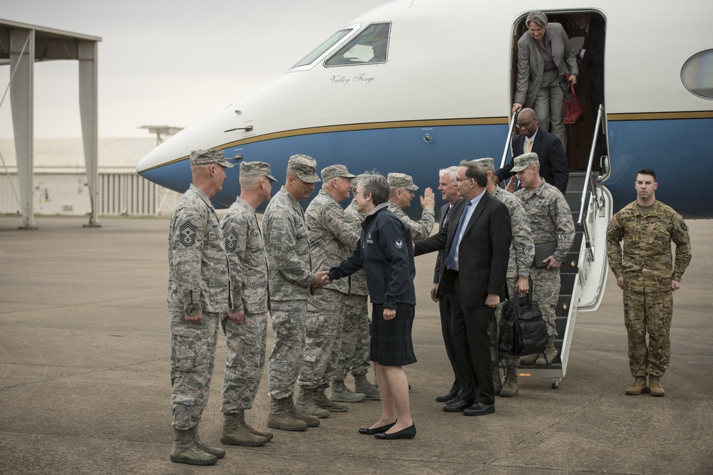 Secretary of the Air Force views 188th Wing’s Abilities firsthand