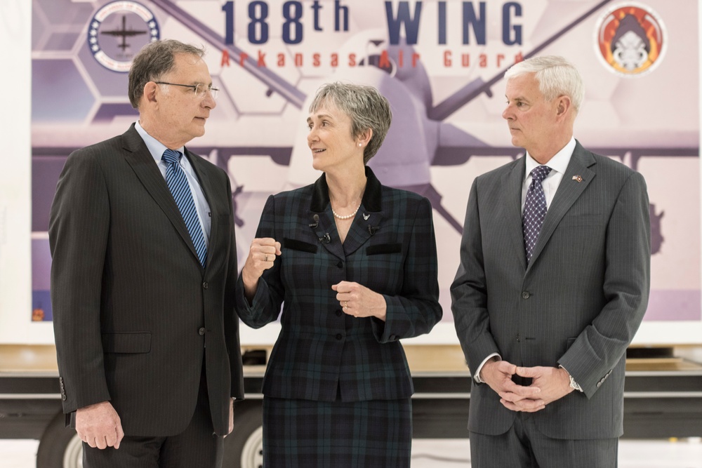 Secretary of the Air Force views 188th Wing’s Abilities firsthand