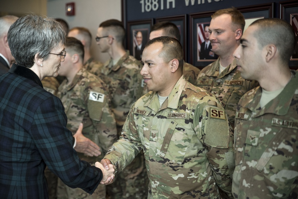 DVIDS - Images - Secretary of the Air Force views 188th Wing’s ...