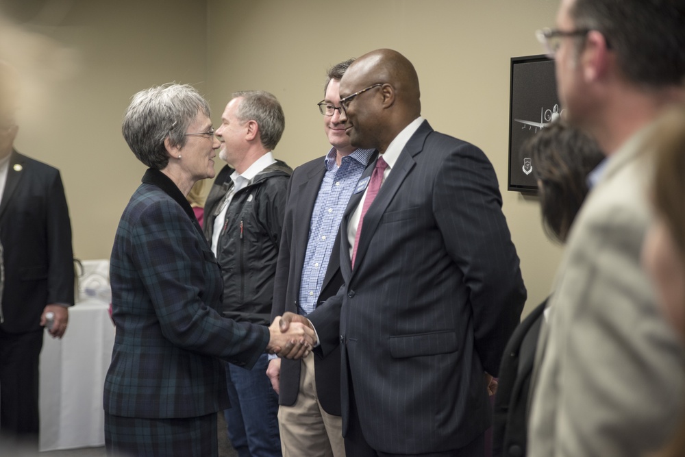 Secretary of the Air Force views 188th Wing’s Abilities firsthand