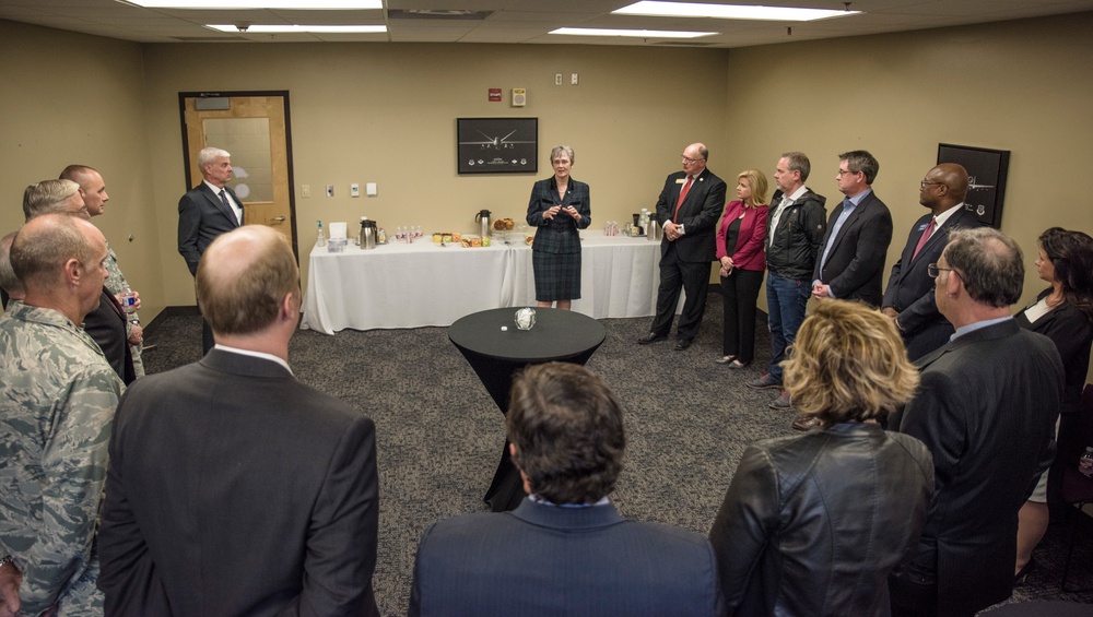 Secretary of the Air Force views 188th Wing’s Abilities firsthand