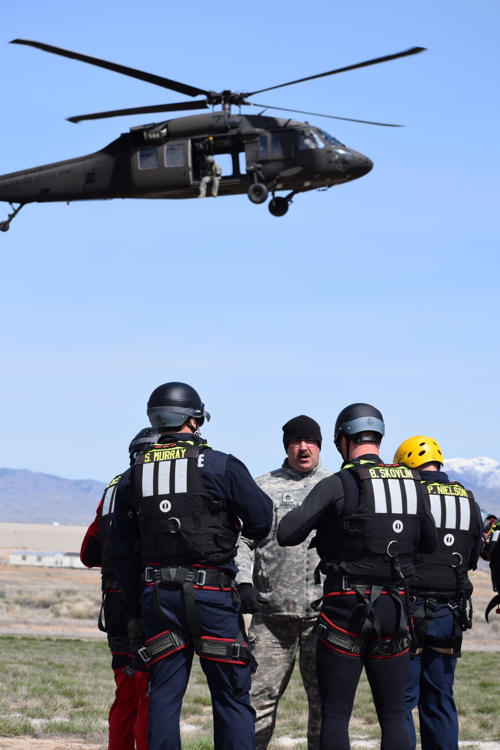 Boise Fire Department trains with Idaho Army National Guard