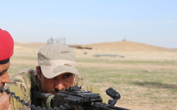 Iraqi Machine Gun training