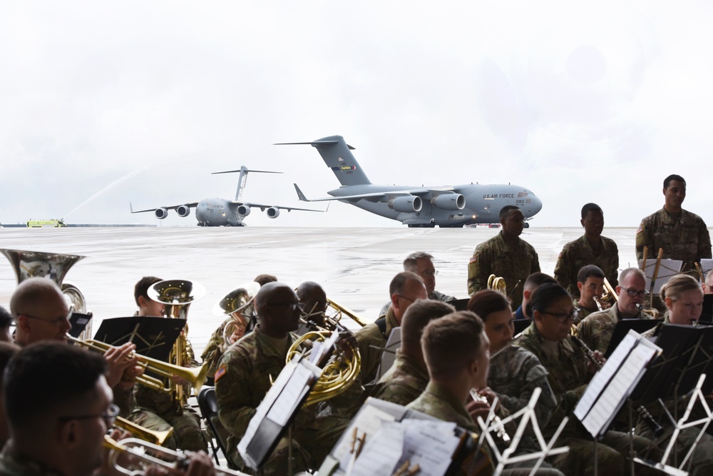 145th Airlift Wing Acceptance Ceremony for C-17 Globemaster III Aircraft