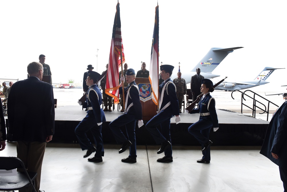 145th Airlift Wing Acceptance Ceremony for C-17 Globemaster III Aircraft