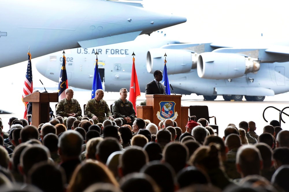 145th Airlift Wing Acceptance Ceremony for C-17 Globemaster III Aircraft