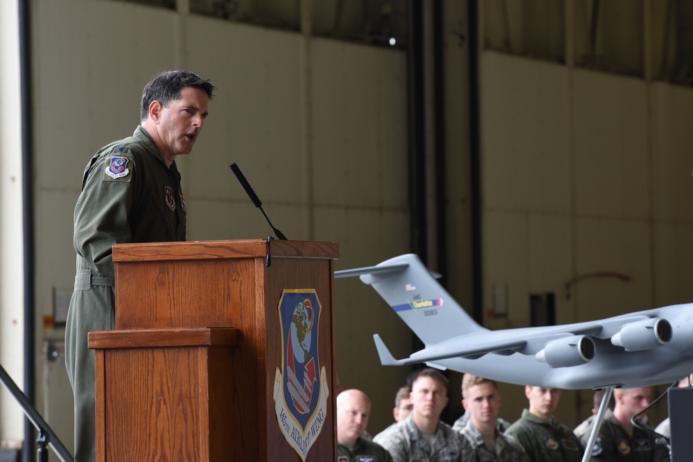 145th Airlift Wing Acceptance Ceremony for C-17 Globemaster III Aircraft