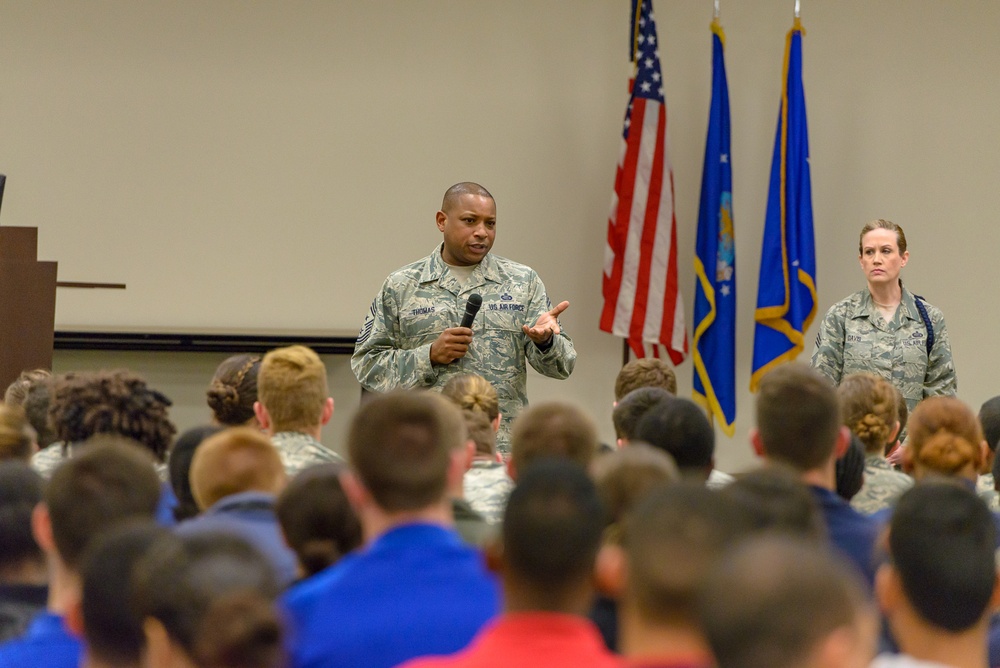 Cadets learn about their Pathway to Blue