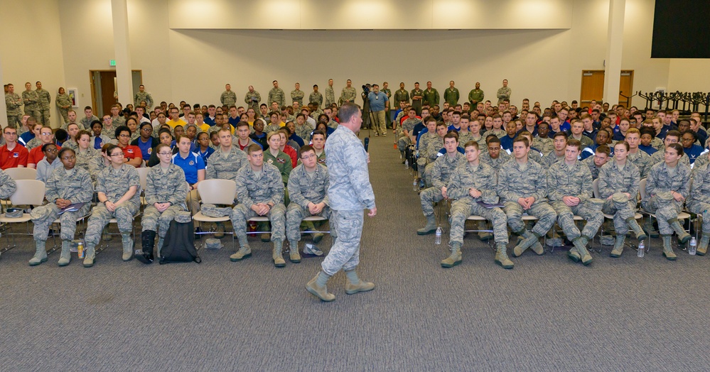 Cadets learn about their Pathway to Blue