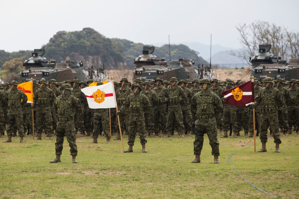 Commander MARFORPAC attends Japan's newest amphib unit inauguration