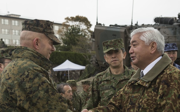MARFORPAC Lt. Gen. Berger attends JGSDF ARDB inauguration