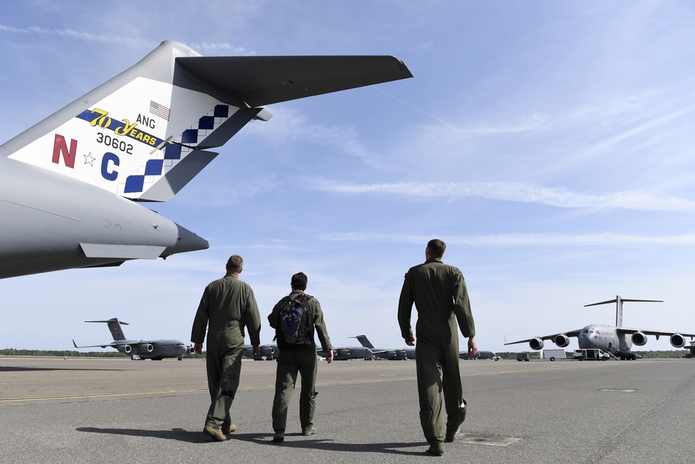 C-17 Globemaster III Starts It's Journey to Charlotte