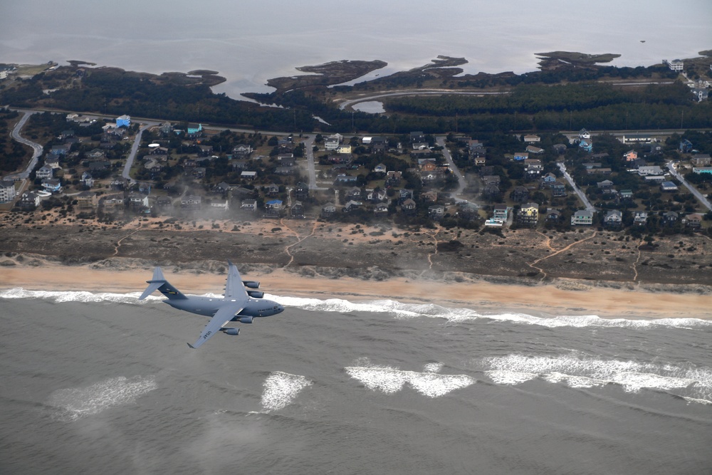 C-17 Globemaster III Starts It's Journey to Charlotte