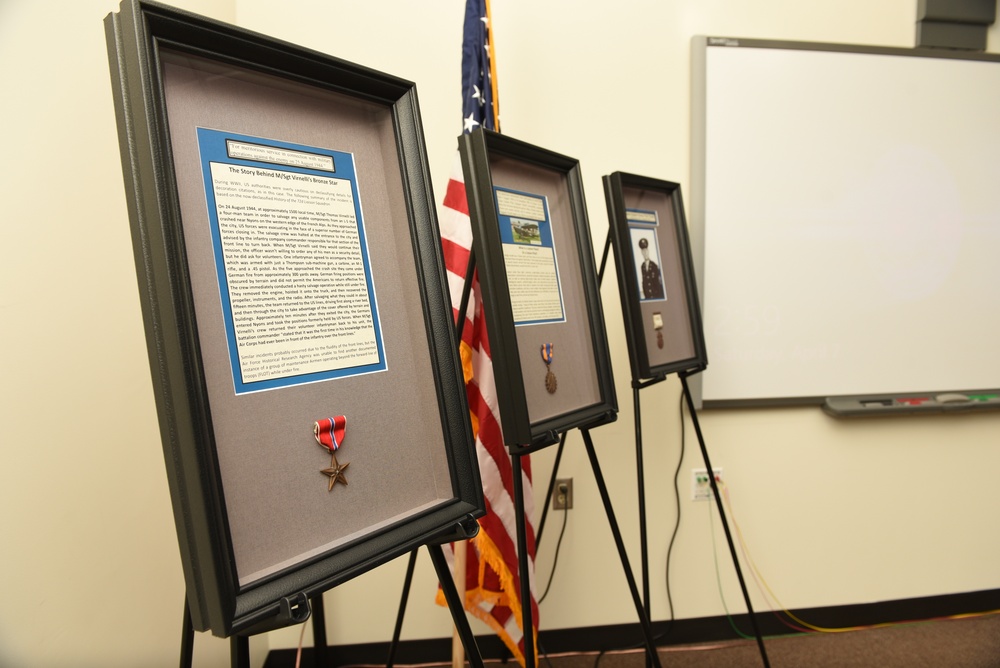 101 Intelligence Squadron dedicates room to a veteran member of two World Wars