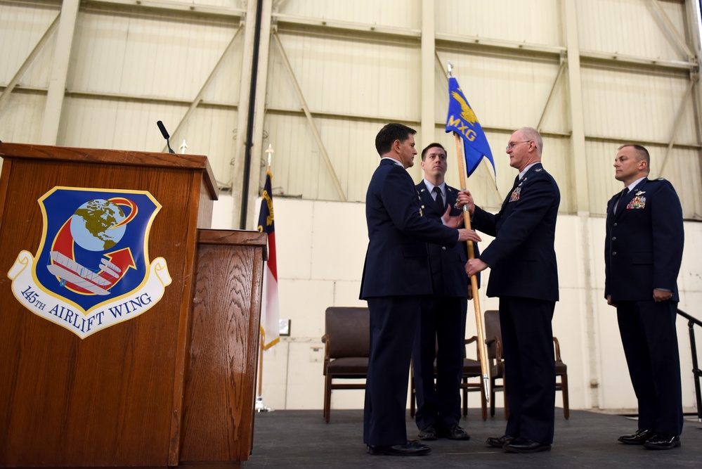 145th Maintenance Group Assumption of Command Ceremony