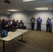 Coast Guard members at First Coast Guard District in Boston, participate in Incident Command System exercise