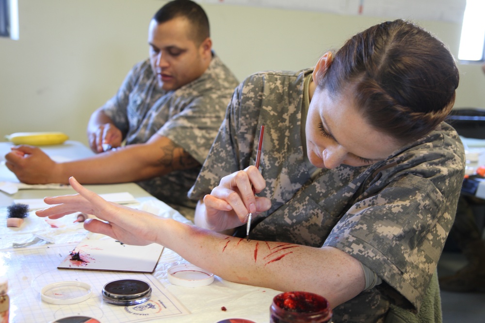 U.S. Army Reserve Soldiers add a touch of realism to training