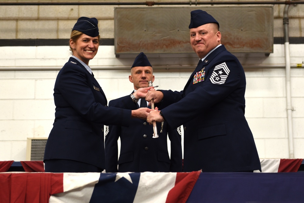 102nd Intelligence Wing welcomes new command chief