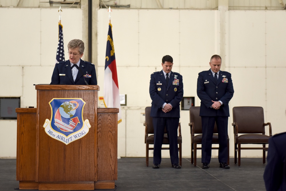 145th Maintenence Group Commander Lt. Col. Gary Dodge promotes to Colonel